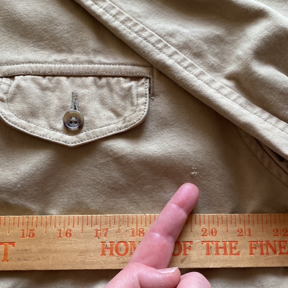 Vintage GAP Canvas Harrington Jacket Men M Tan Boxy Preppy Classic Retro Y2K - Picture 7 of 16